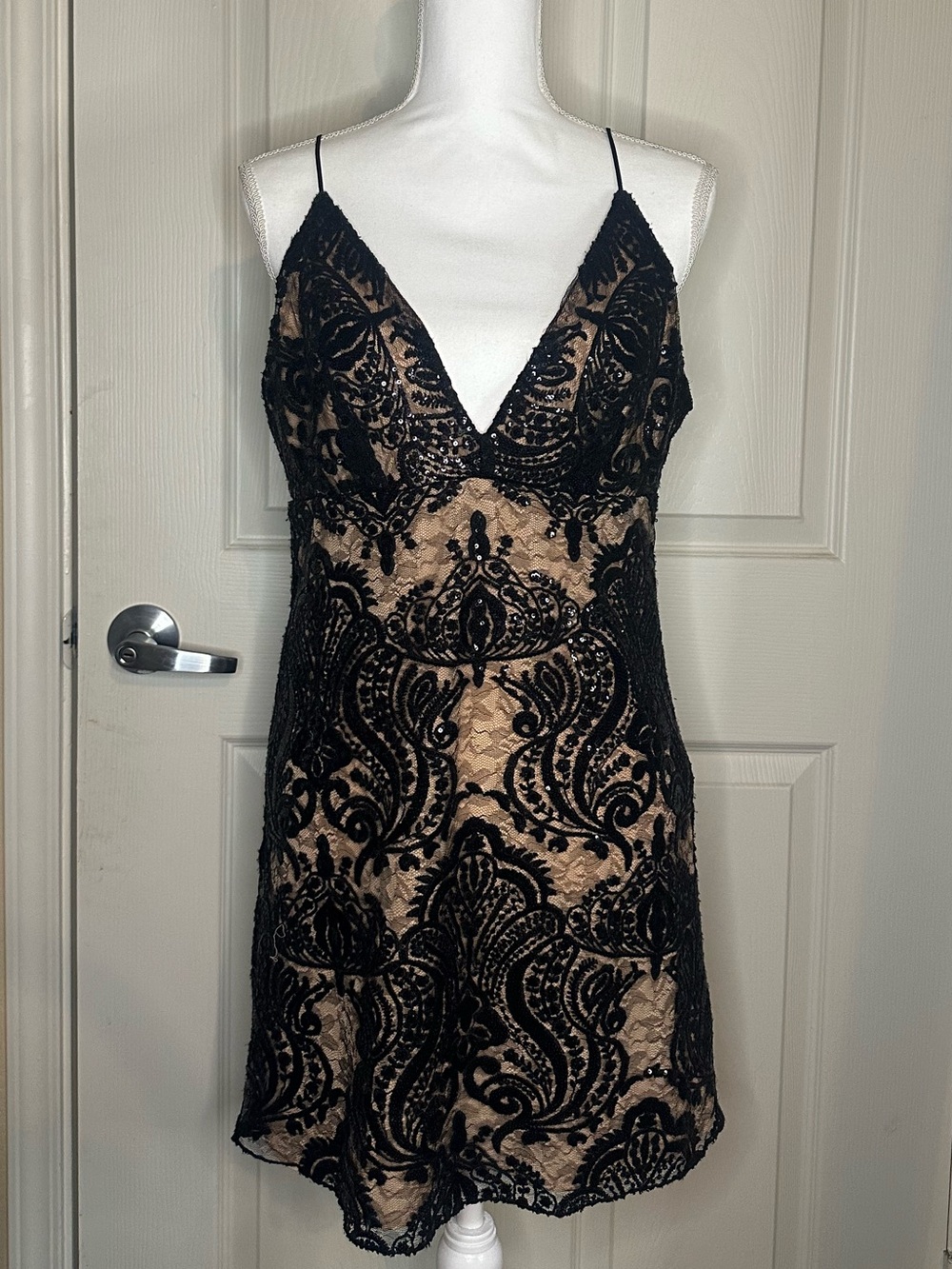 Free People Night Shimmers Mini Dress